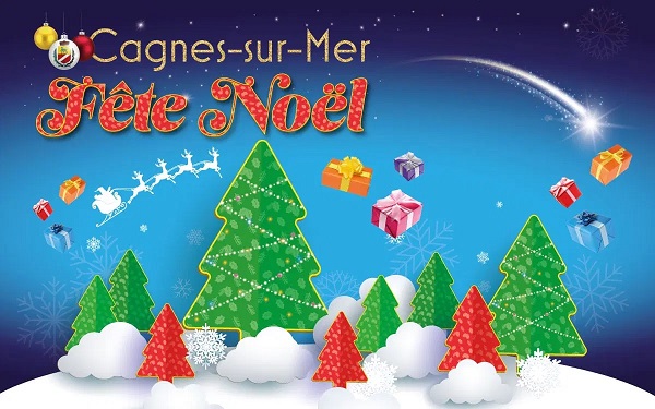 Noël et patinoire à Cagnes-sur-mer noel-cagnes-sur-mer-pere-enfants-famille