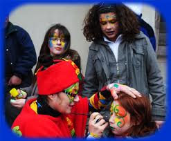 Maquillage au Carnaval carnaval-saint-martin-vesubie-deguisement-maquillage