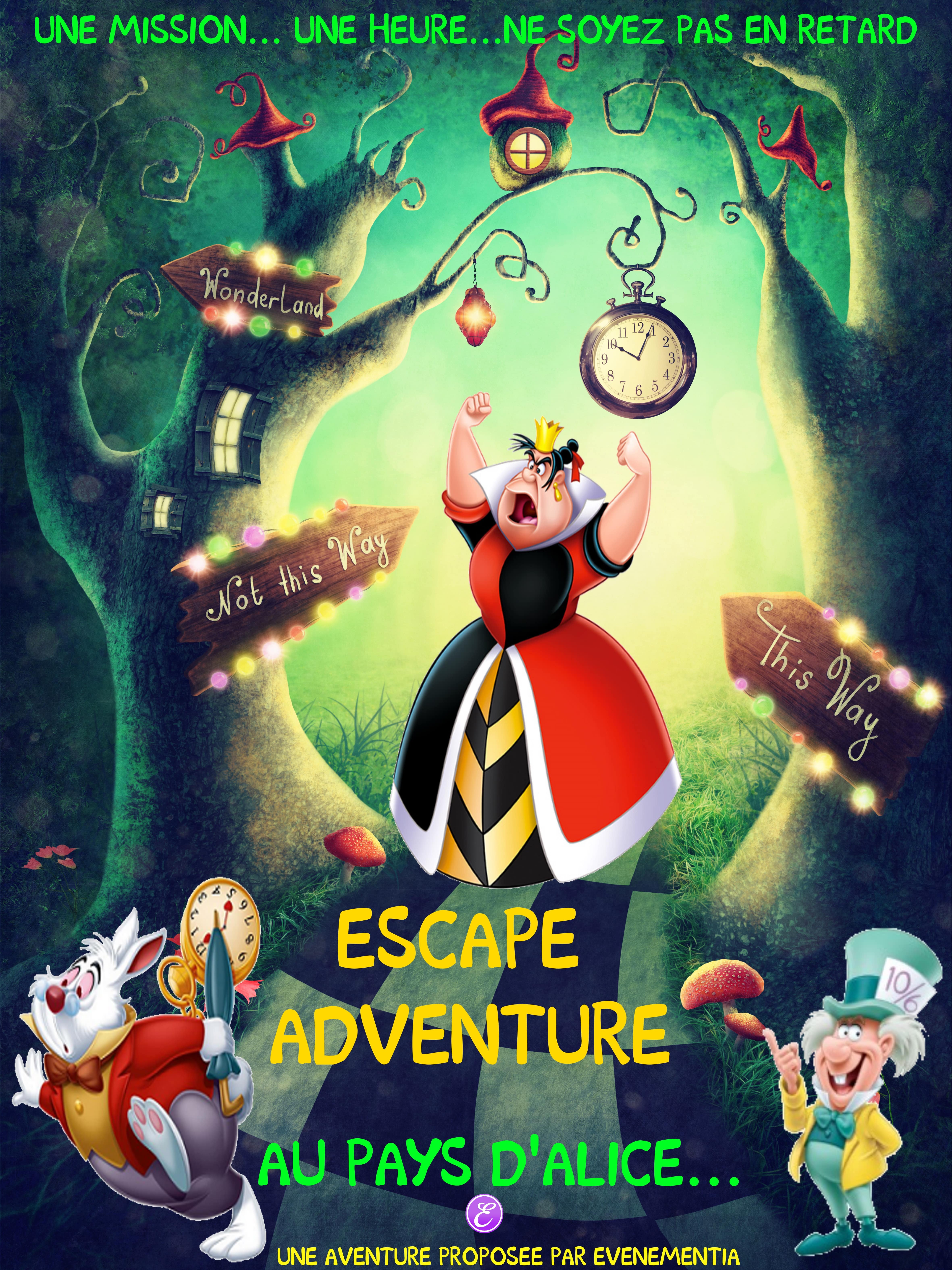 Escape Game Alice Au Pays Des Merveilles Phobia Escape Adventure "Au pays d'Alice" chez Evenementia à Nice | RécréaNice