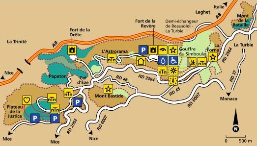 Plan du parc de la grande corniche à Nice plan-parc-grande-corniche-nice