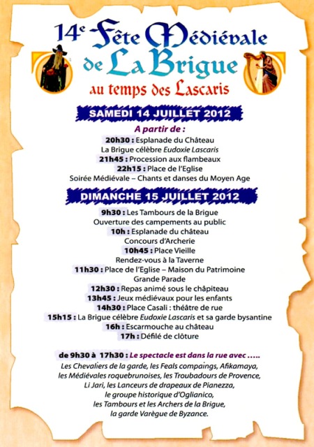 Programme de la Fête médiévale programme-fete-medievale-brigue-alpes-maritimes